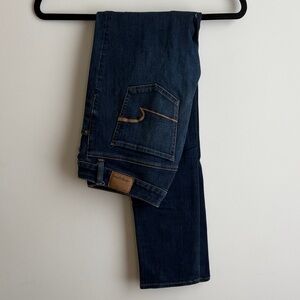 American Eagle Outfitters Dark Indigo Straight Leg Jeans